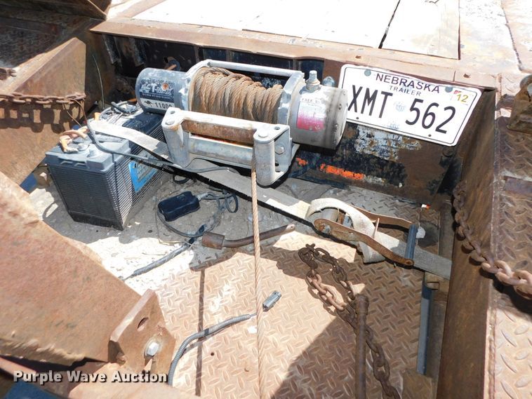 image for item DK8511 1996 Tarasport drop deck equipment trailer