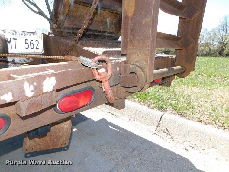 image for item DK8511 1996 Tarasport drop deck equipment trailer