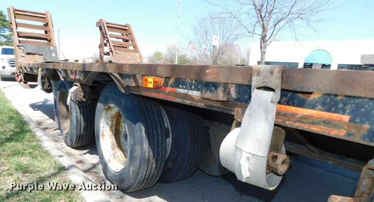 image for item DK8511 1996 Tarasport drop deck equipment trailer