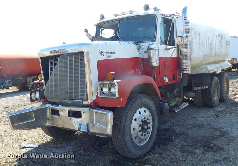 image for item DL0858 1984 GMC AM General  tank truck