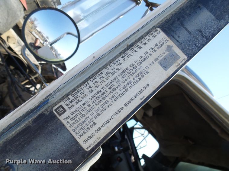 image for item DL0858 1984 GMC AM General  tank truck