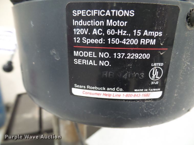 image for item DL0952 Craftsman drill press