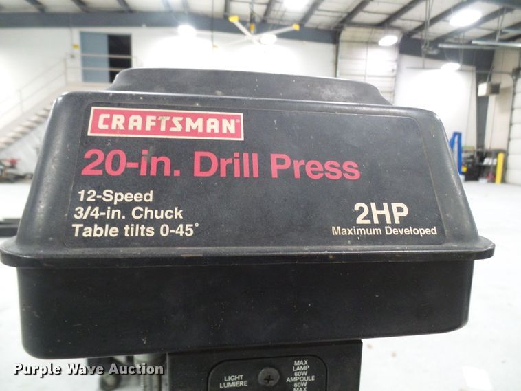 image for item DL0952 Craftsman drill press