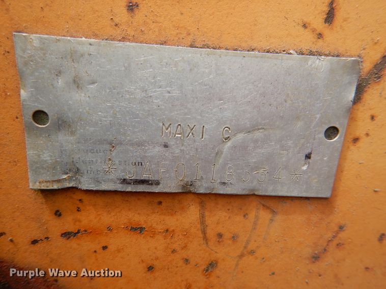 image for item DL2892 1993 Case Maxi Sneaker Series C  cable plow