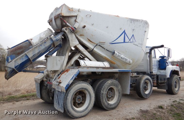 image for item DL4933 1989 Mack DM690S  ready mix truck