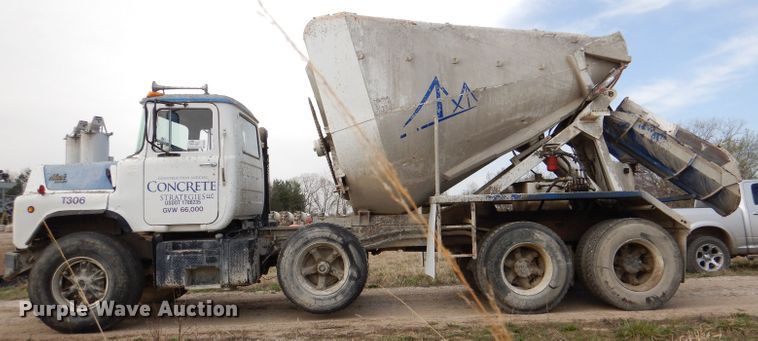 image for item DL4933 1989 Mack DM690S  ready mix truck