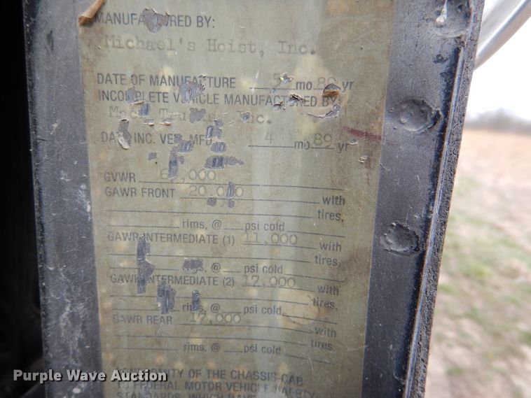 image for item DL4933 1989 Mack DM690S  ready mix truck