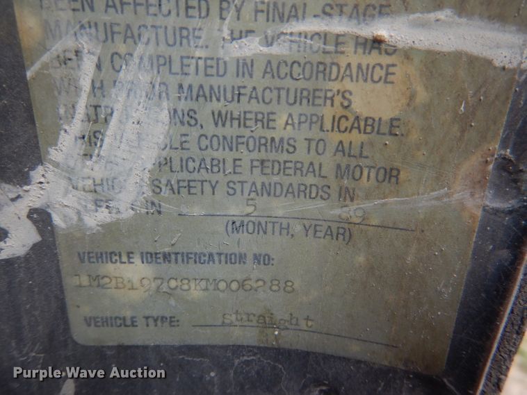 image for item DL4933 1989 Mack DM690S  ready mix truck