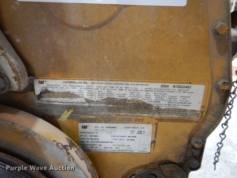 image for item DM4260 2004 Caterpillar C13  engine