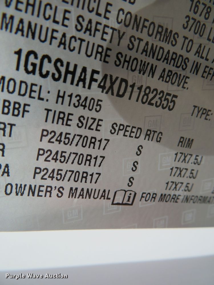 image for item DN5756 2013 Chevrolet Express  van