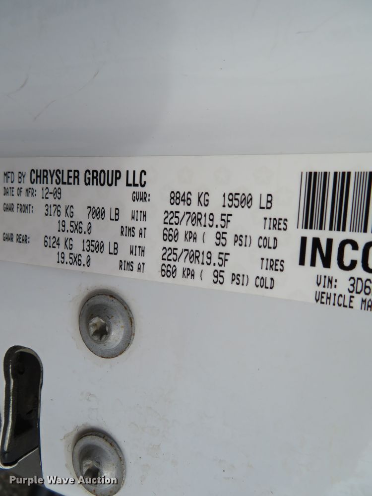 image for item DN5759 2010 Dodge Ram 5500HD  bucket truck