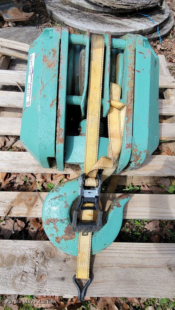 image for item FL9173 Johnson 20T12RTC crane block with hook
