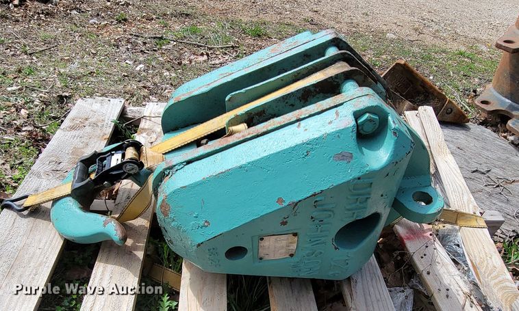 image for item FL9173 Johnson 20T12RTC crane block with hook