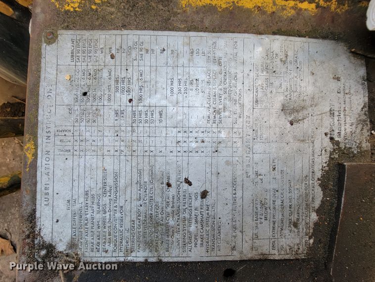 image for item FL9184 Clark Michigan 85IIIA  wheel loader