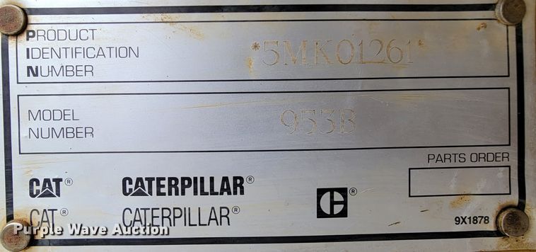 image for item FL9215 1994 Caterpillar 953B  track loader