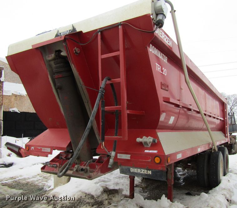 image for item GC9810 1987 Palmer Machine Works end dump trailer