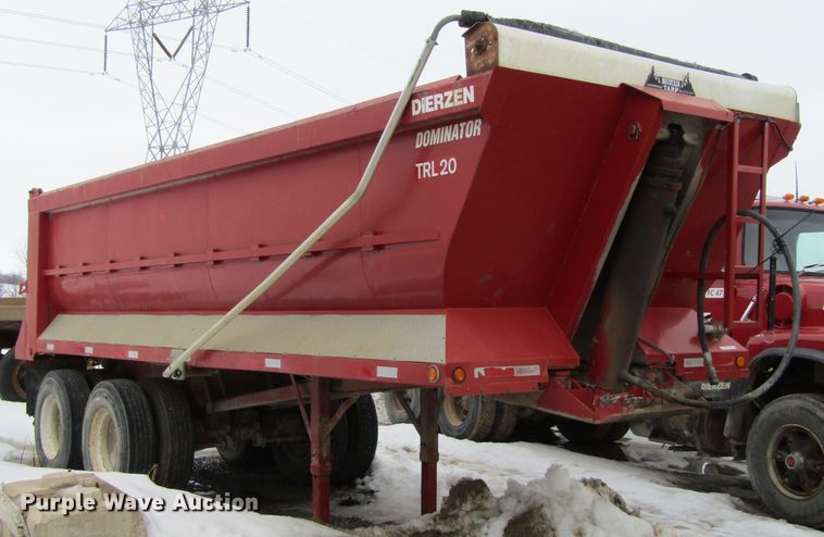 image for item GC9810 1987 Palmer Machine Works end dump trailer