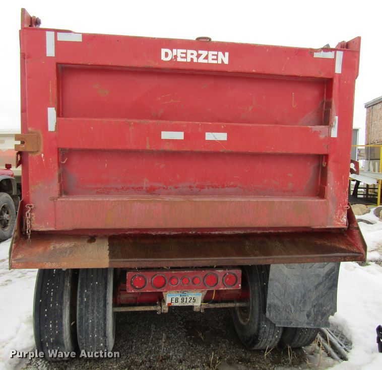 image for item GC9810 1987 Palmer Machine Works end dump trailer