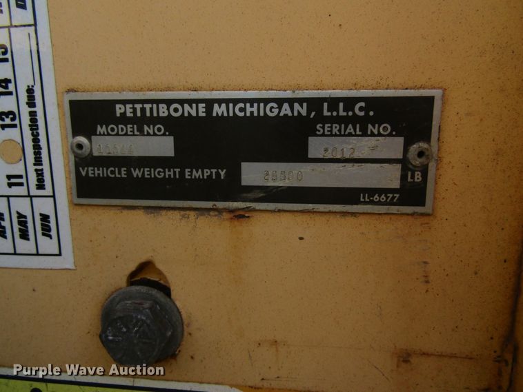 image for item GC9874 2001 Pettibone 10044  telehandler