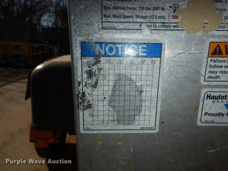 image for item HD9715 2017 Haulotte 45A17  boom lift