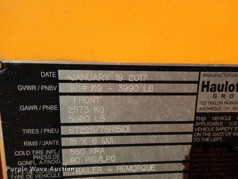 image for item HD9715 2017 Haulotte 45A17  boom lift