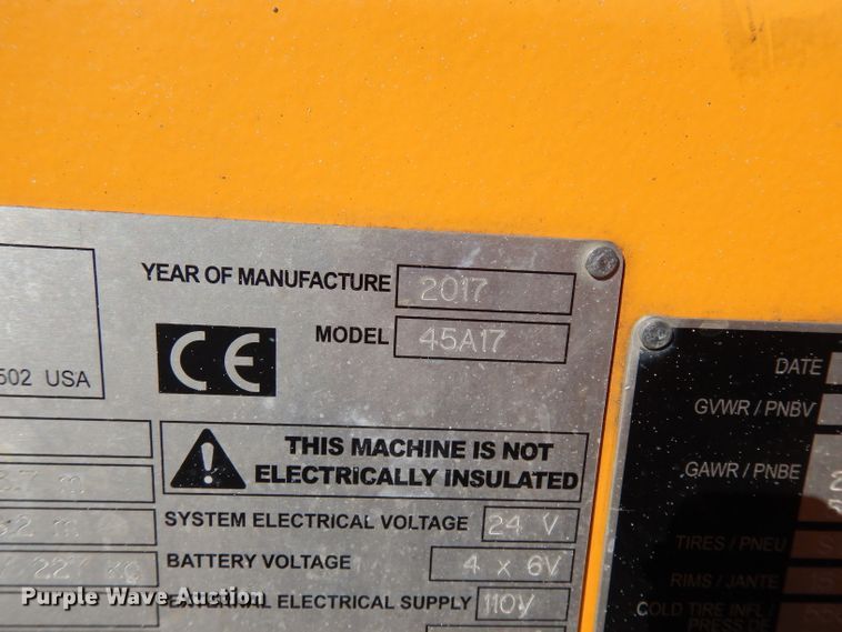 image for item HD9715 2017 Haulotte 45A17  boom lift