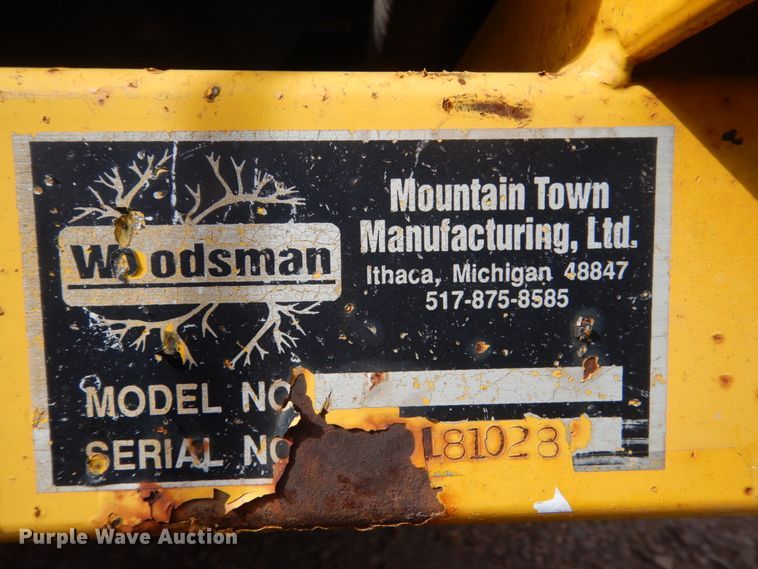 image for item HE9583 Woodsman 2018  wood chipper