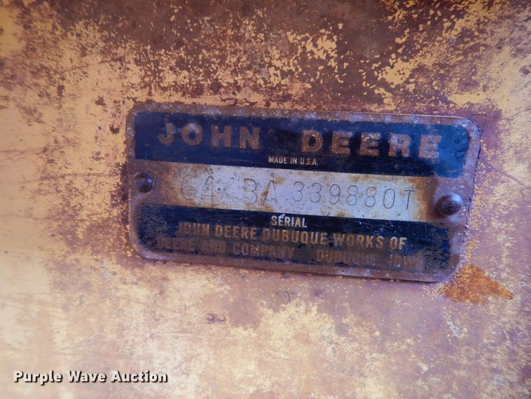 image for item HE9585 1980 John Deere 644BA  wheel loader