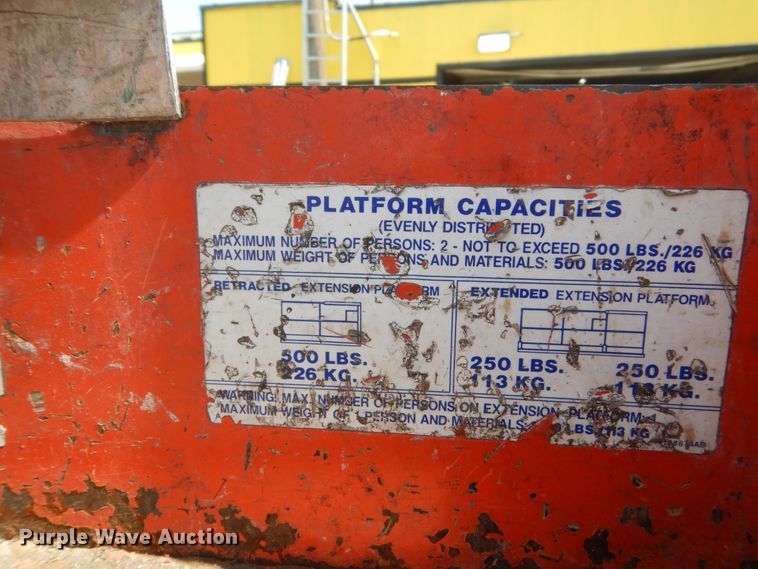 image for item HE9596 2000 Sky Jack SJIII 3226  scissor lift