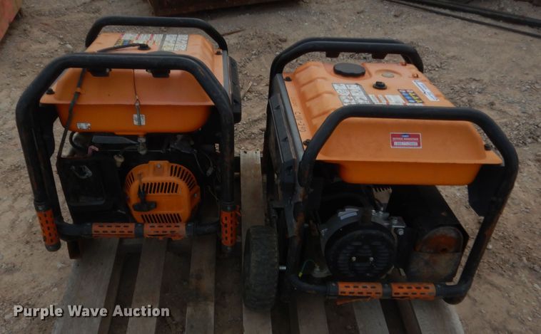 image for item HG9649 (2) Generac XT8000E generators