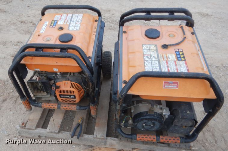 image for item HG9649 (2) Generac XT8000E generators