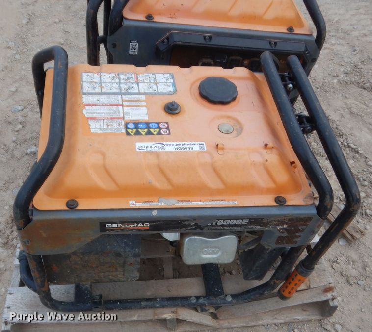 image for item HG9649 (2) Generac XT8000E generators