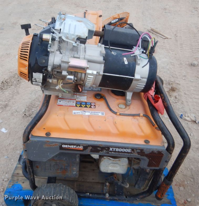 image for item HG9655 (2) Generac XT8000E generators