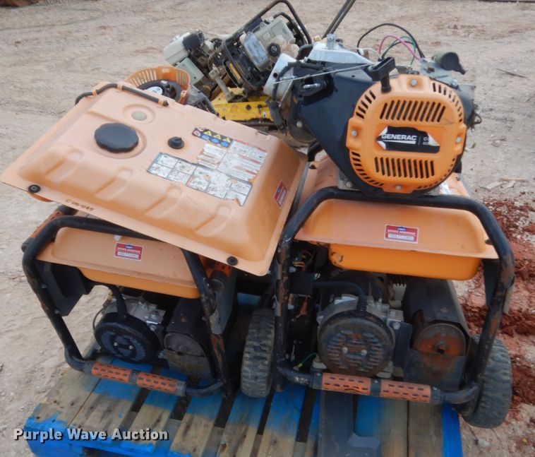 image for item HG9655 (2) Generac XT8000E generators