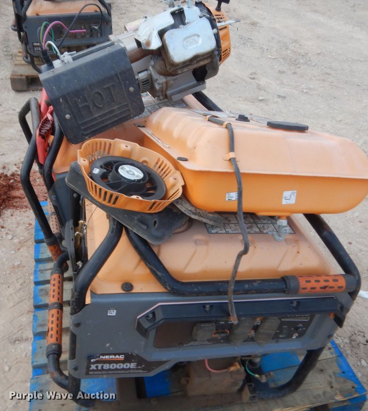 image for item HG9655 (2) Generac XT8000E generators