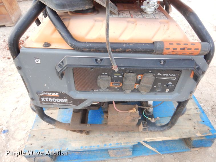 image for item HG9655 (2) Generac XT8000E generators