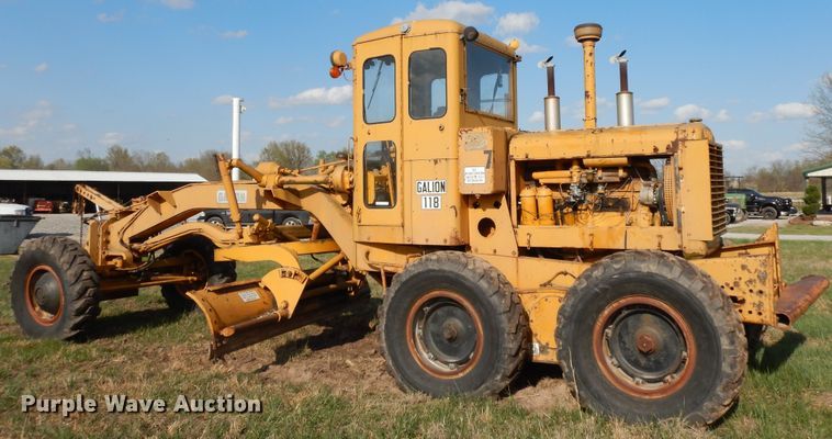 image for item HO9372 1961 Galion 118KE1  rigid frame motor grader