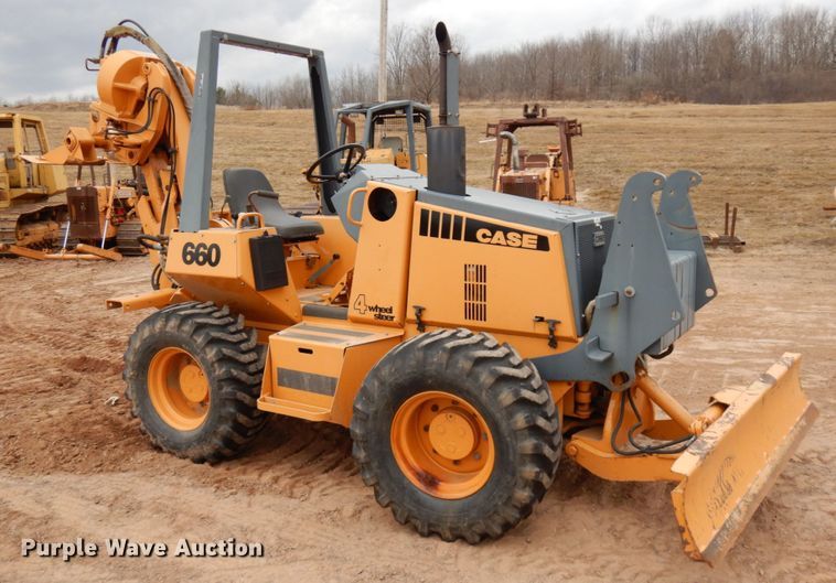 image for item HR9040 1992 Case 660  cable plow