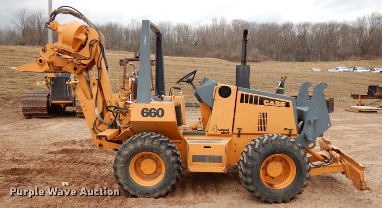 image for item HR9040 1992 Case 660  cable plow