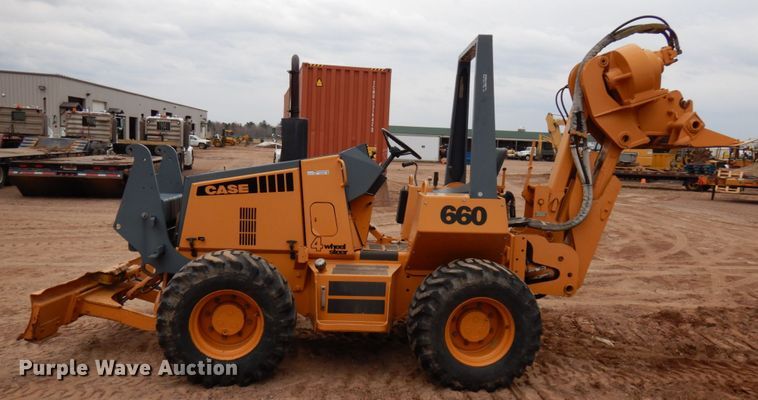 image for item HR9040 1992 Case 660  cable plow