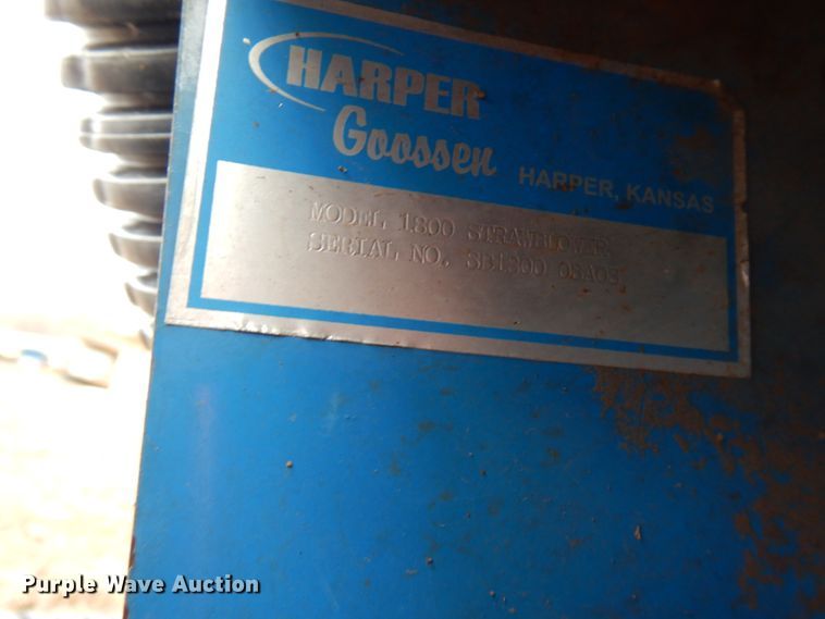 image for item HR9063 Harper Goosen B 1800  straw blower
