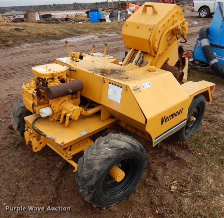 image for item HR9065 1989 Vermeer TC4  trench compactor