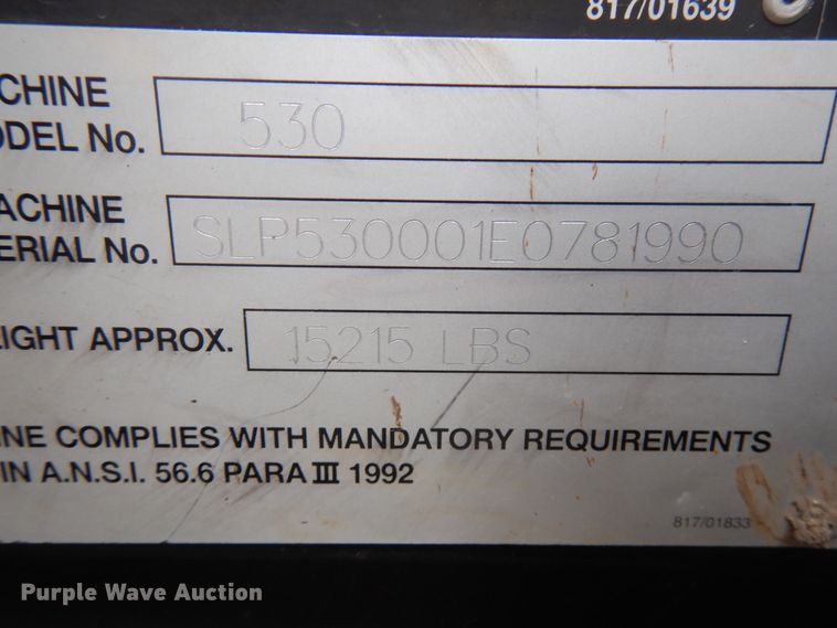 image for item HR9119 JCB 530  telehandler