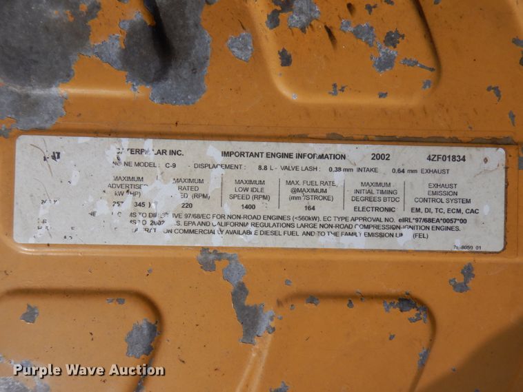 image for item HR9122 2002 Caterpillar 330C L  excavator