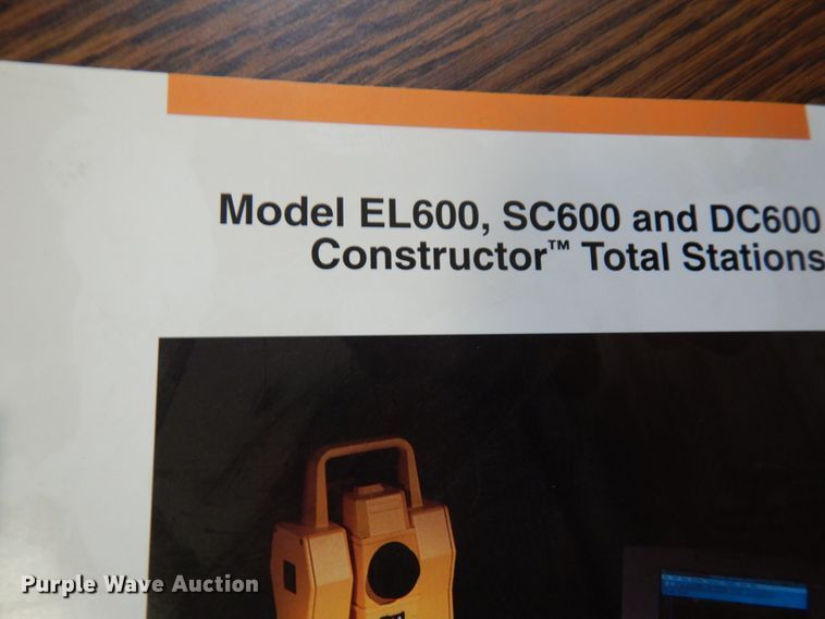 image for item HR9123 Spectra Physics Constructor DC600 total station