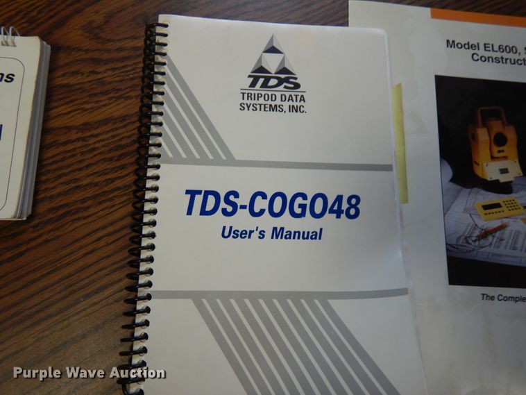 image for item HR9123 Spectra Physics Constructor DC600 total station