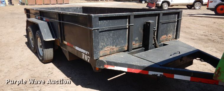 image for item HR9155 2002 Fost HD-1414  dump trailer