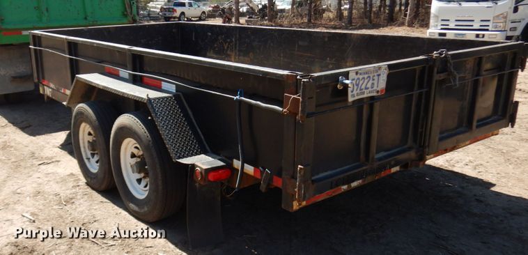 image for item HR9155 2002 Fost HD-1414  dump trailer