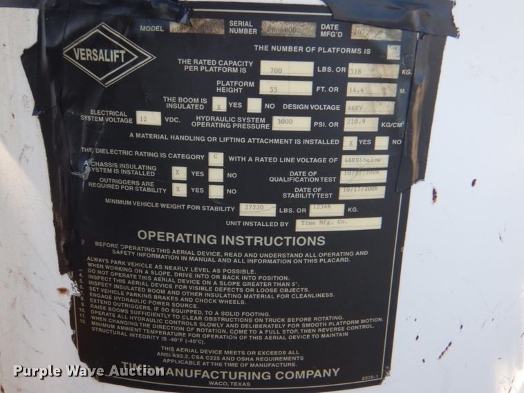 image for item HX9208 2006 Ford F750 Super Duty XL  bucket truck