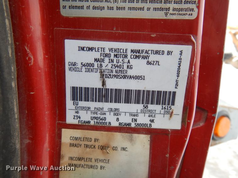 image for item HX9578 1994 Ford L9000  dump truck